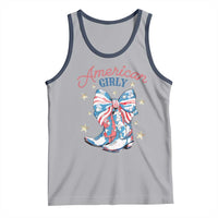 Funny 4th Of July Country Cowgirl Tank Top American Girly Western Cowboy Boots - Wonder Print Shop