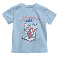 Funny 4th Of July Country Cowgirl Toddler T Shirt American Girly Western Cowboy Boots - Wonder Print Shop