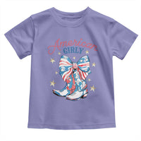 Funny 4th Of July Country Cowgirl Toddler T Shirt American Girly Western Cowboy Boots - Wonder Print Shop