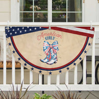 Funny 4th Of July Country Cowgirl Patriotic Fan Flag American Girly Western Cowboy Boots