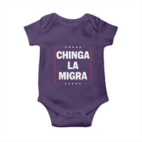 Funny Chinga La Migra Baby Onesie Star Stripes - Wonder Print Shop