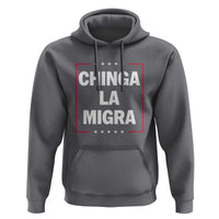 Funny Chinga La Migra Hoodie Star Stripes - Wonder Print Shop