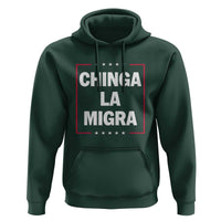 Funny Chinga La Migra Hoodie Star Stripes - Wonder Print Shop