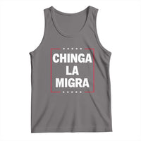 Funny Chinga La Migra Tank Top Star Stripes - Wonder Print Shop