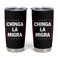 Funny Chinga La Migra Tumbler Cup Star Stripes - Wonder Print Shop