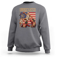 4th of July Basketball Undefeated Since 1776 Sweatshirt Funny Founding Fathers
