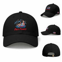 George Washington 4th of July Pool Party Baseball Cap Let's Get This Party Founded