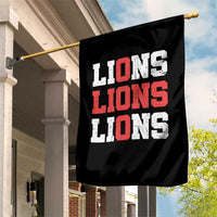 England Lions Soccer English Pride Garden Flag