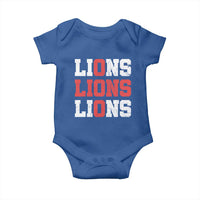 England Lions Soccer English Pride Baby Onesie
