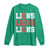 England Lions Soccer English Pride Long Sleeve Shirt