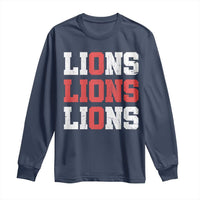 England Lions Soccer English Pride Long Sleeve Shirt