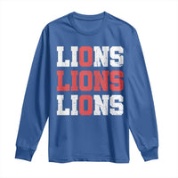 England Lions Soccer English Pride Long Sleeve Shirt