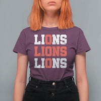 England Lions Soccer English Pride T Shirt For Women