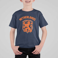 Netherlands Dutch Republic Lion Vintage Holland Crest T Shirt For Kid