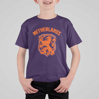 Netherlands Dutch Republic Lion Vintage Holland Crest T Shirt For Kid