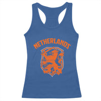 Netherlands Dutch Republic Lion Vintage Holland Crest Racerback Tank Top