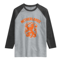 Netherlands Dutch Republic Lion Vintage Holland Crest Raglan Shirt