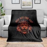 Hup Holland Hup Dutch Orange Lion Netherlands Heritage Throw Blanket