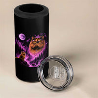 Princess Cat Howling To The Moon Vintage 90s Nature 4 in 1 Can Cooler Tumbler