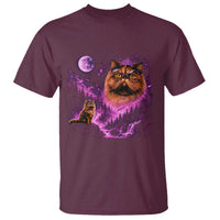 Princess Cat Howling To The Moon Vintage 90s Nature T Shirt