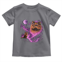 Princess Cat Howling To The Moon Vintage 90s Nature Toddler T Shirt
