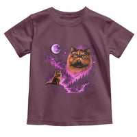 Princess Cat Howling To The Moon Vintage 90s Nature Toddler T Shirt
