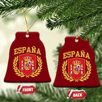 Espana Escudo Retro Spain Coat of Arms Español Ceramic Ornament