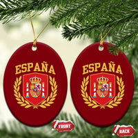 Espana Escudo Retro Spain Coat of Arms Español Ceramic Ornament