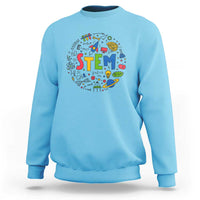 STEM Teacher Sweatshirt Science Technology Engineering Math School - Wonder Print Shop