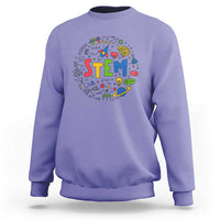 STEM Teacher Sweatshirt Science Technology Engineering Math School - Wonder Print Shop