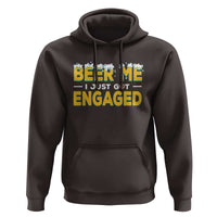 Funny Engagement Hoodie Beer Me I Just Got Engaged Ring Beer - Wonder Print Shop