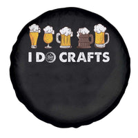 Funny Beer Spare Tire Cover I Do Crafts Vintage Beer Brewing - Wonder Print Shop