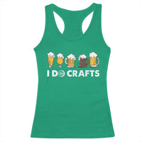 Funny Beer Racerback Tank Top I Do Crafts Vintage Beer Brewing - Wonder Print Shop
