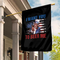 Funny Uncle Sam Garden Flag I Want You To Beer Me American Flag - Wonder Print Shop