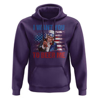 Funny Uncle Sam Hoodie I Want You To Beer Me American Flag - Wonder Print Shop
