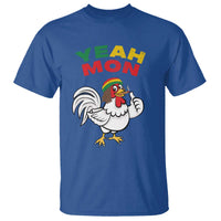 Jamaica Chicken T Shirt Yeah Mon Jamaican Rastacap - Wonder Print Shop