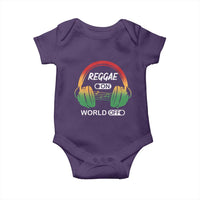 Reggae On World Off Baby Onesie Reggae King Music Rastafarian - Wonder Print Shop