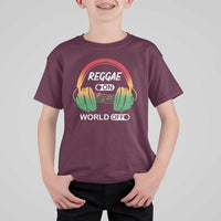 Reggae On World Off T Shirt For Kid Reggae King Music Rastafarian - Wonder Print Shop