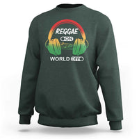 Reggae On World Off Sweatshirt Reggae King Music Rastafarian - Wonder Print Shop