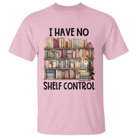 Funny Library Reading T Shirt I Have No Shelf Control Books Cat - Wonder Print Shop