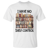 Funny Library Reading T Shirt I Have No Shelf Control Books Cat - Wonder Print Shop