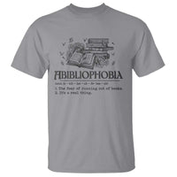 Funny Reading T Shirt Abibliophobia Bookworm Reader Butterfly Flower - Wonder Print Shop