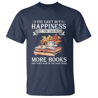 Funny Reading Lover T Shirt You Can't buy Happiness But You Can Buy More Books - Wonder Print Shop