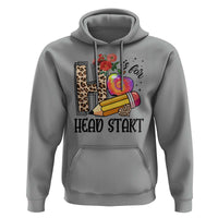 Back To School Hoodie H Is For Head Start Pencil Apple Flower - Wonder Print Shop