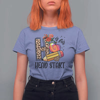 Back To School T Shirt For Women H Is For Head Start Pencil Apple Flower - Wonder Print Shop