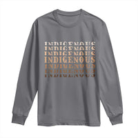 Native American Heritage Indigenous Peoples Heritage Long Sleeve Shirt - Wonder Print Shop