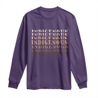 Native American Heritage Indigenous Peoples Heritage Long Sleeve Shirt - Wonder Print Shop