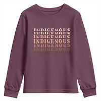 Native American Heritage Indigenous Peoples Heritage Youth Sweatshirt - Wonder Print Shop