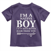 I Am A Native Boy I Just Have Better Hair Than You Toddler T Shirt Indian American Arrow - Wonder Print Shop