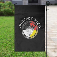 Native Tough Garden Flag Indian American Medicine Wheel Feathers - Wonder Print Shop